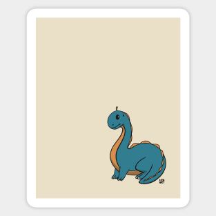Cute dino / dinosaur / brachiosaurus (small print) Sticker